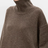 Beatrice | Cable Knit Roll Neck Jumper