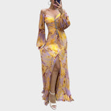 Cloé | Elegant Heart Neckline Dress