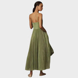 Amilia | Midi Flare Pleated Dress