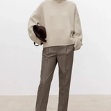 Beatrice | Cable Knit Roll Neck Jumper