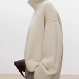 Beatrice | Cable Knit Roll Neck Jumper