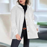 Adriana | Casual Velvet Hooded Jacket for the Fall Season