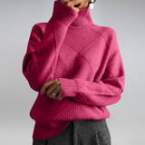 Rosemary | Roll Neck Cable Knit Jumper
