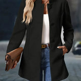 Sofia - Women's Winter Coat with Buttons