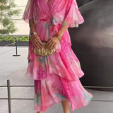 Soft Cape Dress