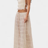 Eugenie Set with Pleated Top and Skirt