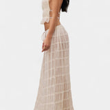 Eugenie Set with Pleated Top and Skirt