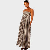 Mira | Strapless Maxi Dress