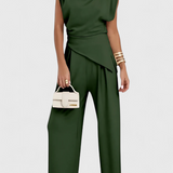 Sofia – Asymmetric Set with Draped Shoulders
