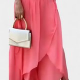 Maravilla – Two-Piece Flowing Set with Loose Top and Asymmetrical Skirt