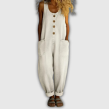 Lora | Relaxed Dungaree Jumpsuit