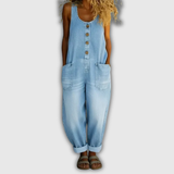 Lora | Relaxed Dungaree Jumpsuit