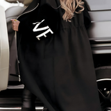 Elena | Women's Jacket with Knitted Sleeves and Hood