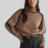 Marjorie | Ribbed Roll Neck Jumper