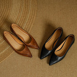 Belle Genuine Leather High Heel Shoes