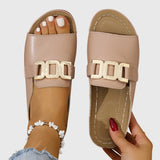 Kathryn - Comfortable sandals with buckle closure