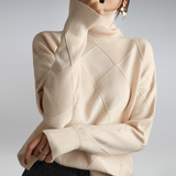 Rosemary | Roll Neck Cable Knit Jumper