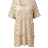 Striped Fabric Cover-Up