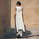 Daniela | Linen Wide-Leg Co-Ord Set with Contrast Trim