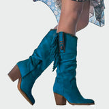 Frederica | Suede Cowboy Boots