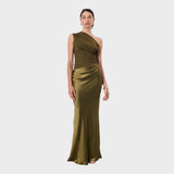 Asmine - Elegant One-Shoulder Dress