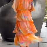 Soft Cape Dress