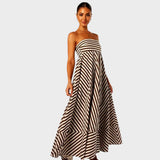 Mira | Strapless Maxi Dress