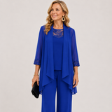 Eleanor™ | Flowing Jacket & Wide-Leg Pant Set