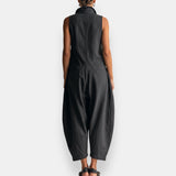 Martina | Relaxed Utility Jumpsuit with Oversized Pockets