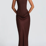 Leonor - Square Neck Maxi Dress