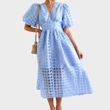 Julia – Lace Dress with Bell Sleeves