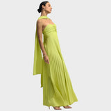 Rosalía | Strapless Pleated Dress