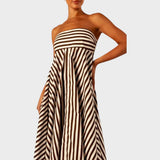 Mira | Strapless Maxi Dress