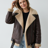 Aviara™ | Biker Jacket | Warm and Luxurious Winter Coat