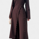 Melissa Soft Casual Set with Button Blouse and Long Pants