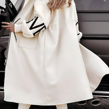 Elena | Women's Jacket with Knitted Sleeves and Hood