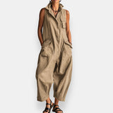 Martina | Relaxed Utility Jumpsuit with Oversized Pockets