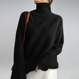 Rosemary | Roll Neck Cable Knit Jumper