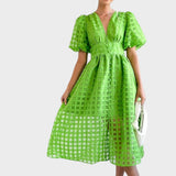 Julia – Lace Dress with Bell Sleeves