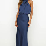 Satin Curtain Dress