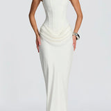 Leonor - Square Neck Maxi Dress