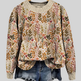 Flora | Floral Print Knit Jumper