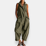 Martina | Relaxed Utility Jumpsuit with Oversized Pockets
