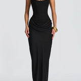 Leonor - Square Neck Maxi Dress