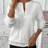 Nora | Zip-Up Knit Pullover