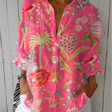 Floriana | Tropical Flower Blouse