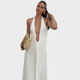 Inala | Dress with Deep Neckline