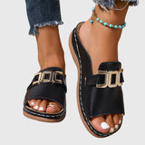 Kathryn - Comfortable sandals with buckle closure
