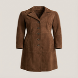 Giulia | Long Suede Coat