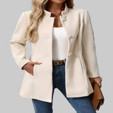 Sofia - Women's Winter Coat with Buttons